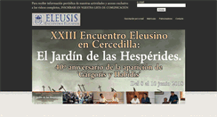 Desktop Screenshot of encuentroseleusinos.com
