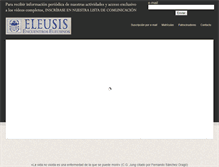 Tablet Screenshot of encuentroseleusinos.com